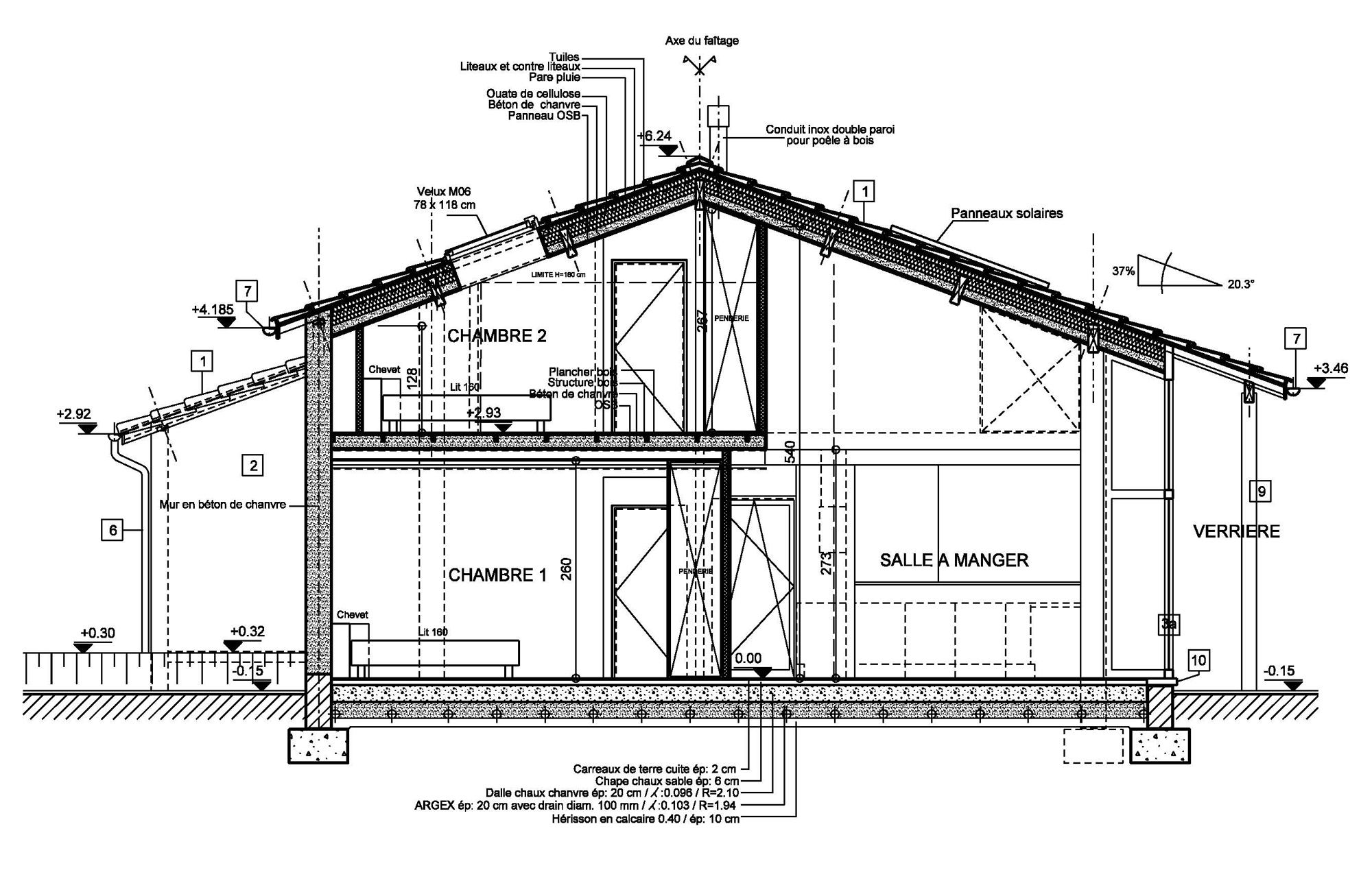 Maison béton de chanvre