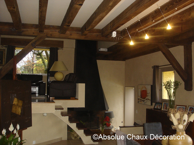 décoration à la chaux
