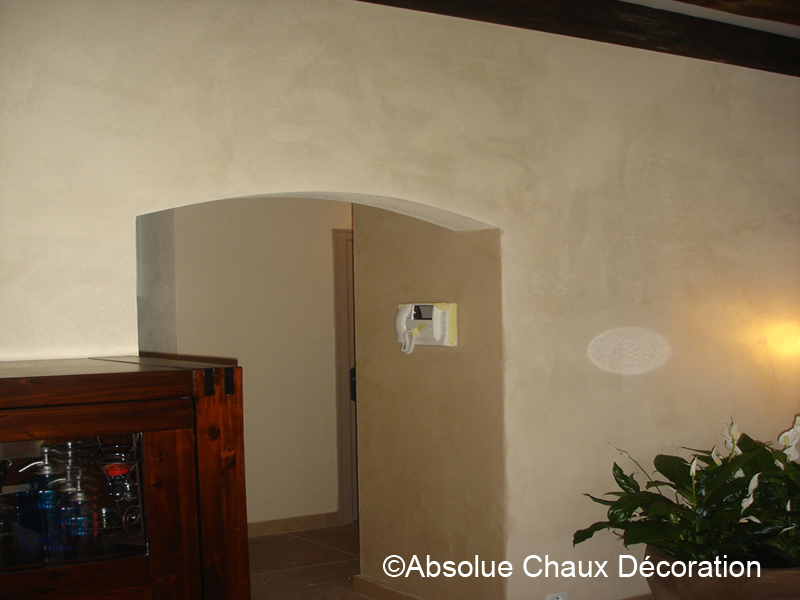 décoration à la chaux