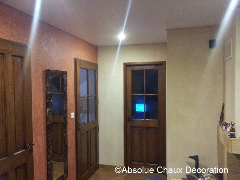 décoration à la chaux
