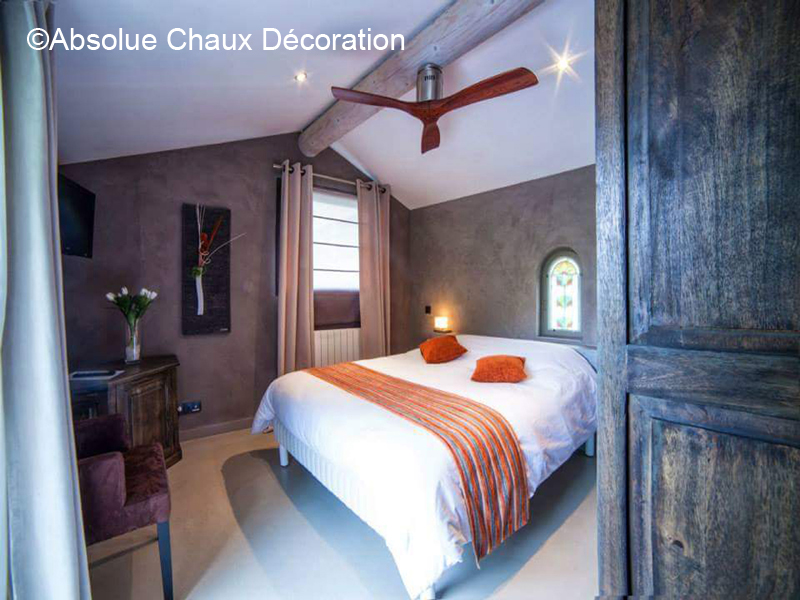 décoration à la chaux