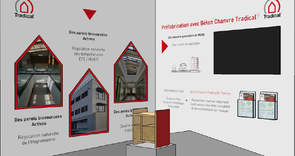 Préfabrication béton de chanvre