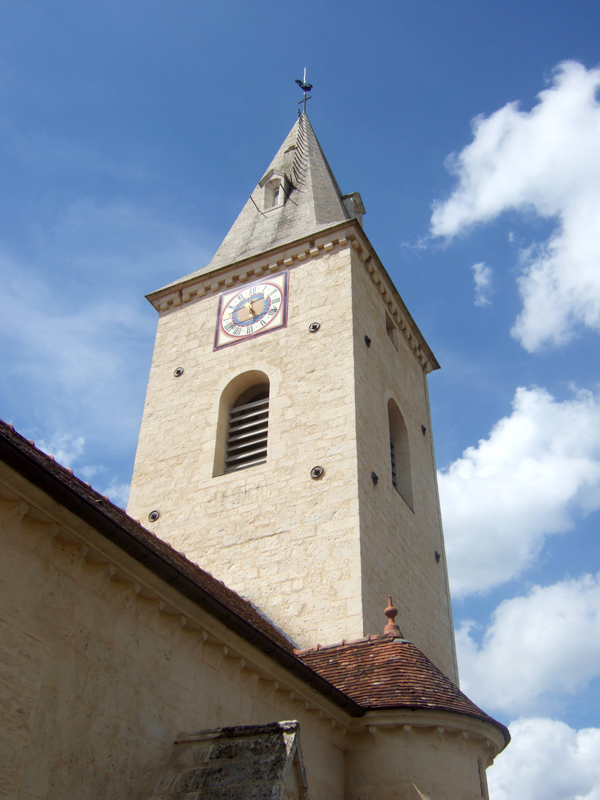 Restitution de l'église après rejointoiement et eau forte à la chaux aérienne