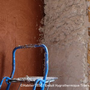 Enduit chaux chanvre pour Habiter 2030