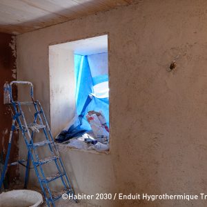 Enduit chaux chanvre pour Habiter 2030