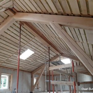 isolation chaux chanvre préfabrication toiture
