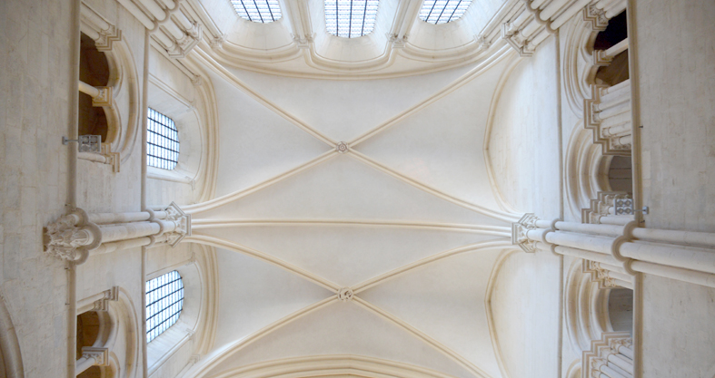 Chaux aérienne pour les voûtes de la Basilique de Vézelay