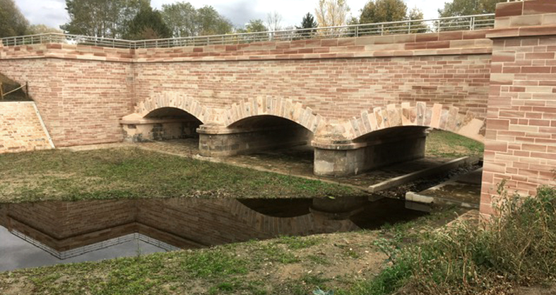 Pont-canal de Chantemerle à Vaux