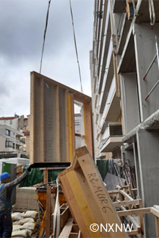 façades en béton de chanvre Tradical