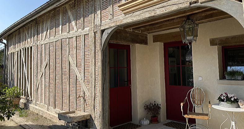 mortier plâtre et chaux briques et pans de bois