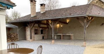 Four à pain entreprise Roste avec les chaux et bétons de chanvre Tradical
