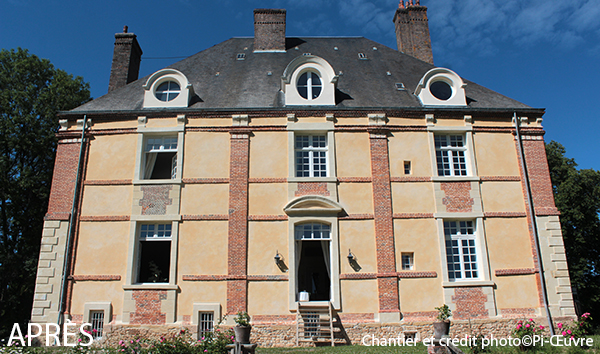 Restauration par Pi-Œuvre d'un château du 17è dans le Perche