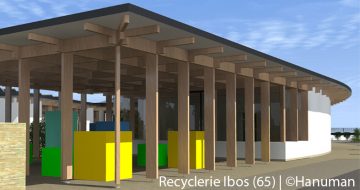 Recyclerie Ibos par Hanuman architectes