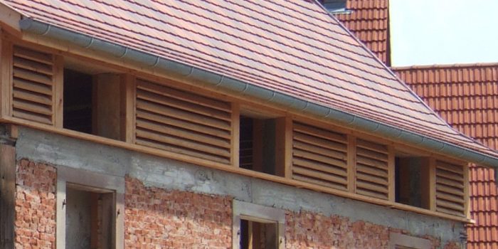 restauration d'une ferme du XVIè à Obermodern