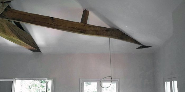 finition chaux aérienne en rénovation intérieure
