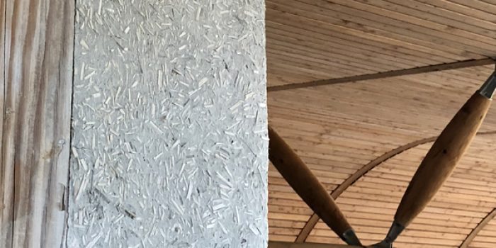 Béton de chanvre et bois pour la Maison de la Nature